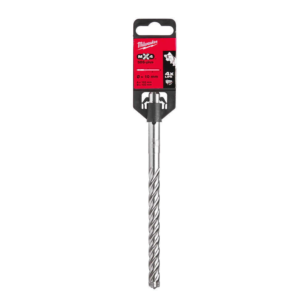 10x160 mm Sds-Plus Mx4 Serisi 4 Elmaslı Matkap Ucu