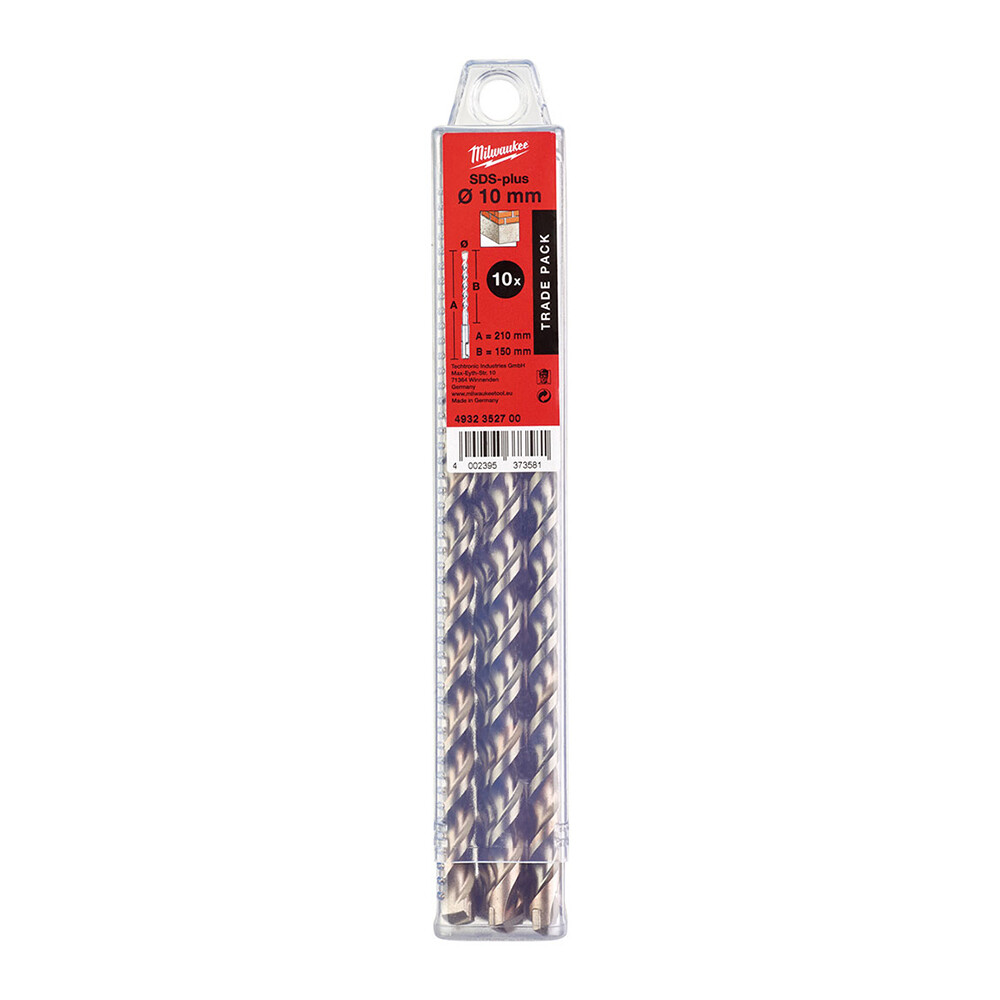 10x210 mm 2 Elmaslı Sds-Plus Matkap Ucu - 10'lu - 1