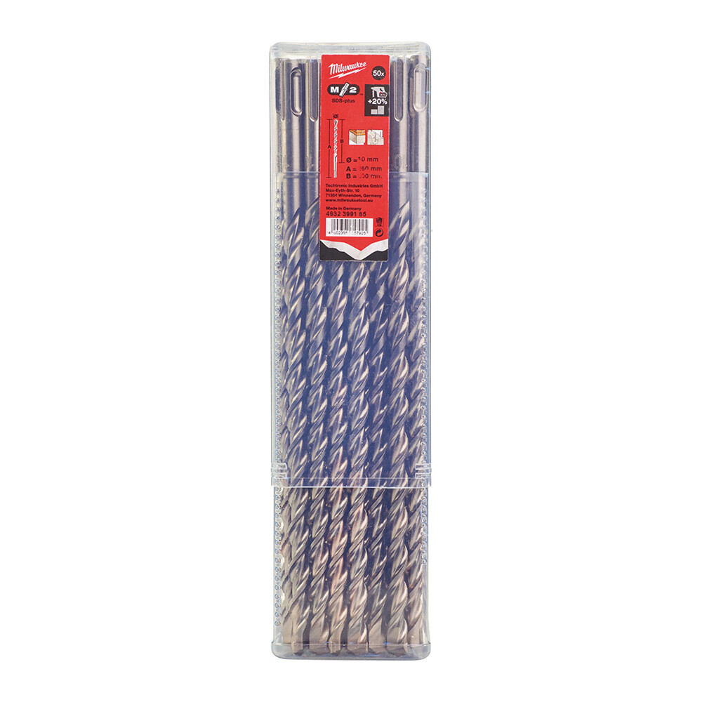 10x260 mm Sds-Plus MS2 Seri 2 Elmaslı Matkap Ucu - 50'li - 1