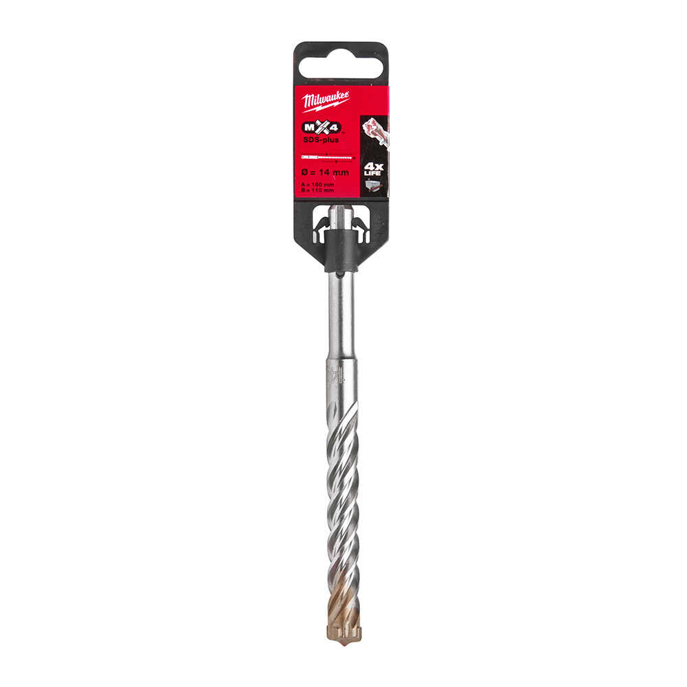 14x160 Mm Sds-plus Mx4 Serisi 4 Elmaslı Matkap Ucu