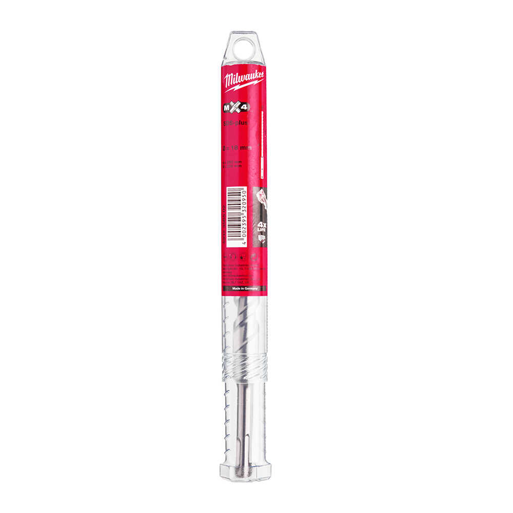 18x250 Mm Sds-plus Mx4 Serisi 4 Elmaslı Matkap Ucu