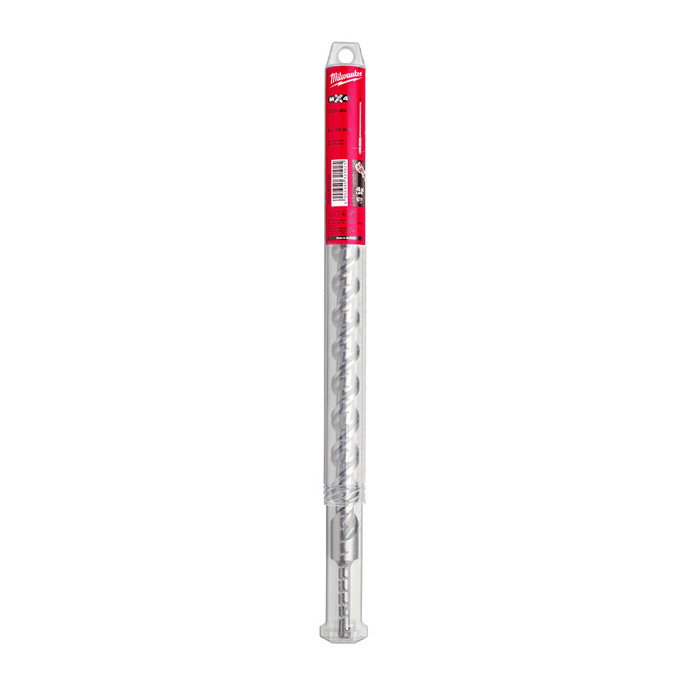 25x450 mm Sds-Plus Mx4 Serisi 4 Elmaslı Matkap Ucu - 1