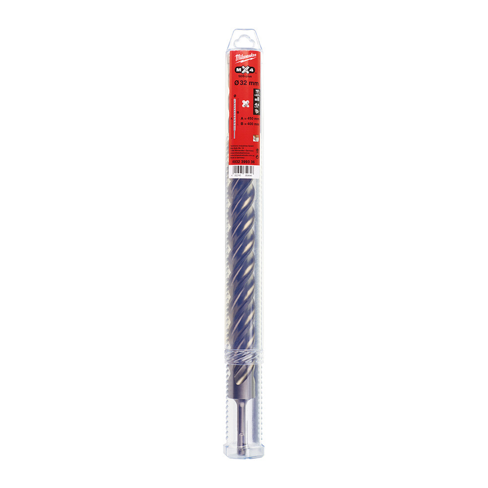 32x450 mm Sds-Plus Mx4 Serisi 4 Elmaslı Matkap Ucu - 1