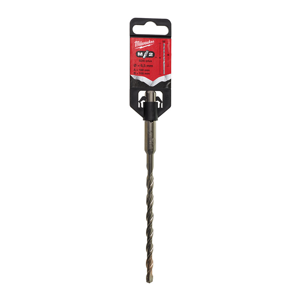 6. 5x160 mm Sds-Plus MS2 Seri 2 Elmaslı Matkap Ucu - 1