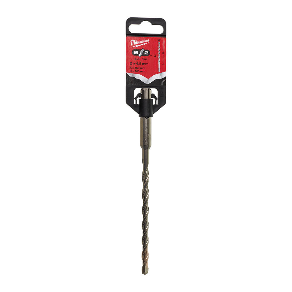 6. 5x160 mm Sds-Plus MS2 Seri 2 Elmaslı Matkap Ucu - 1