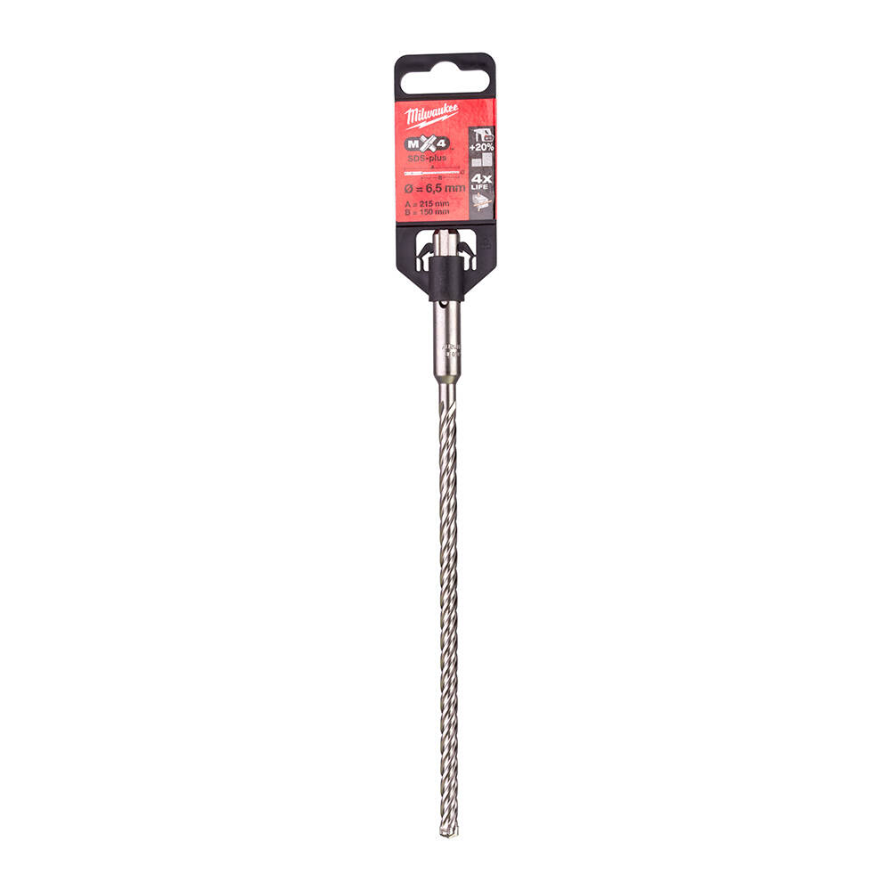 6. 5x215 mm Sds-Plus Mx4 Serisi 4 Elmaslı Matkap Ucu - 1