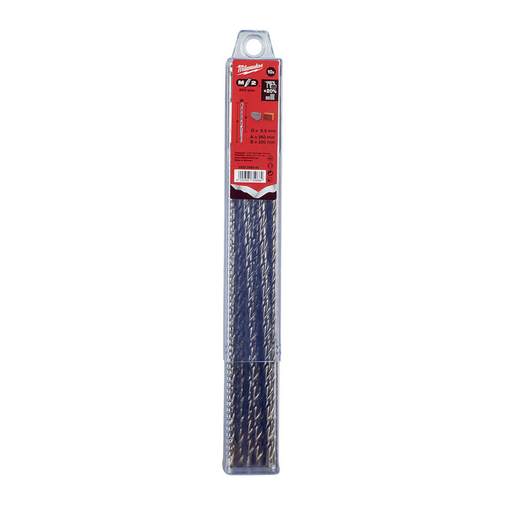 6. 5x260 mm Sds-Plus MS2 Seri 2 Elmaslı Matkap Ucu - 10'lu
