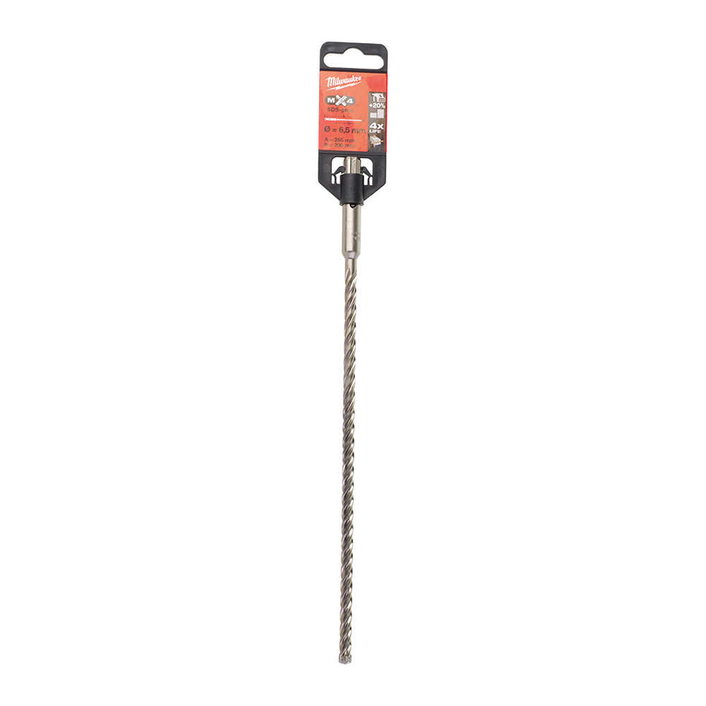 6. 5x265 mm Sds-Plus Mx4 Serisi 4 Elmaslı Matkap Ucu