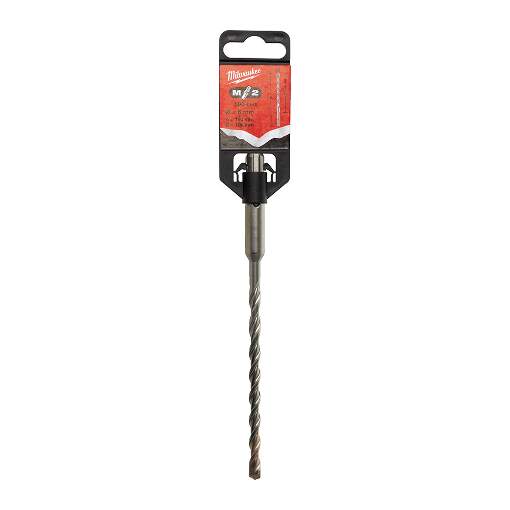 6x160 mm Sds-Plus MS2 Seri 2 Elmaslı Matkap Ucu - 1