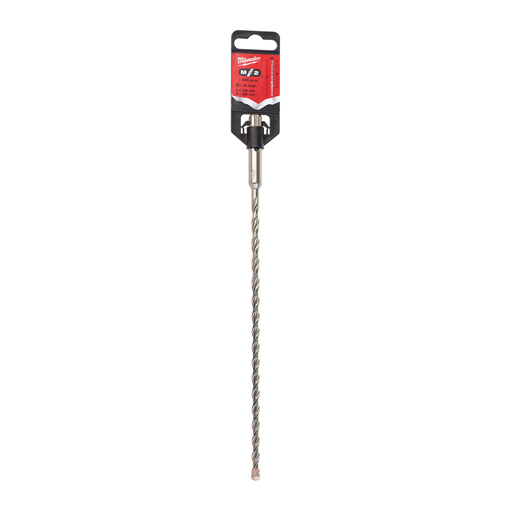 6x260 mm Sds-Plus MS2 Seri 2 Elmaslı Matkap Ucu - 1