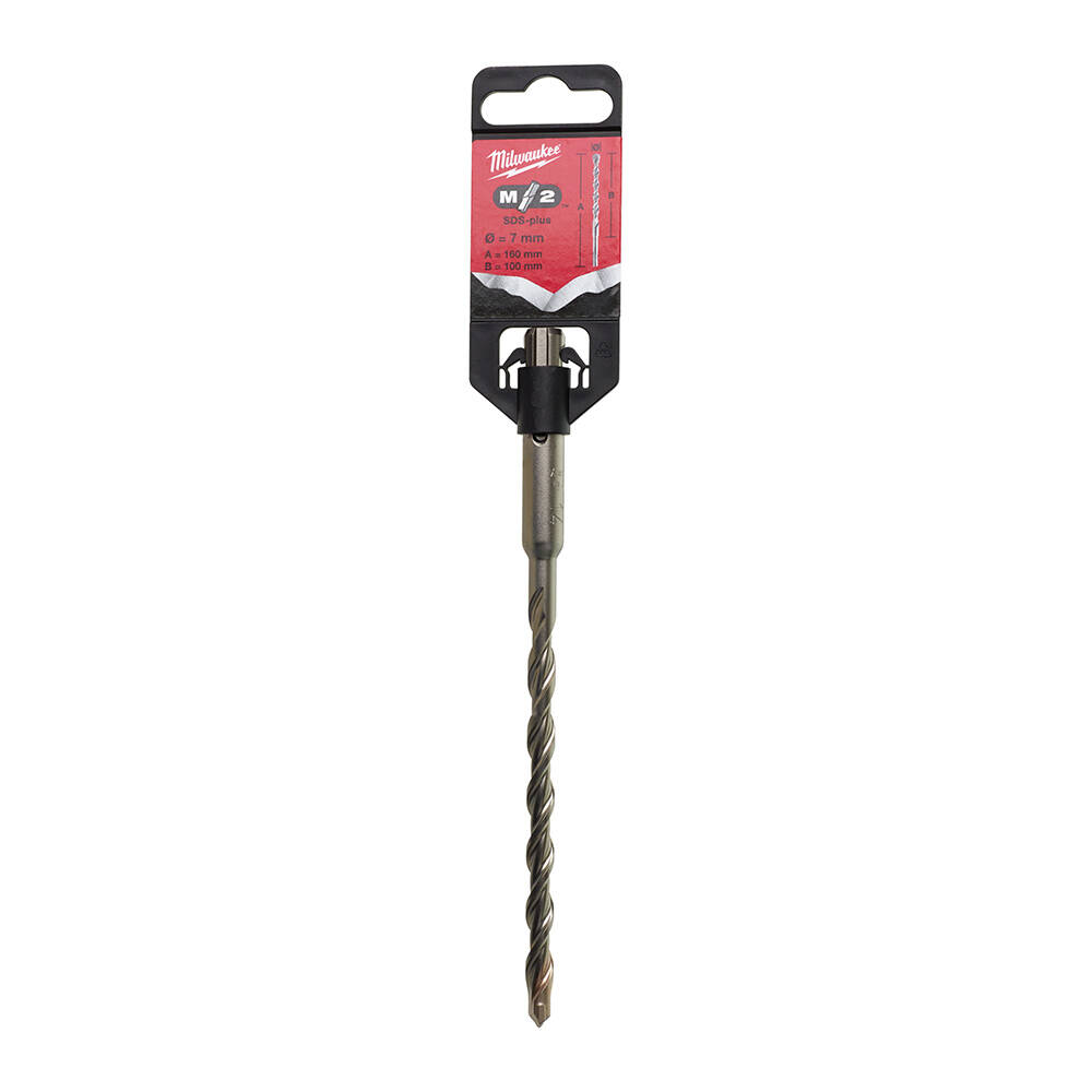7x160 mm Sds-Plus MS2 Seri 2 Elmaslı Matkap Ucu - 1