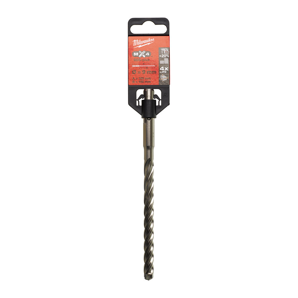 9x160 mm Sds-Plus Mx4 Serisi 4 Elmaslı Matkap Ucu - 3