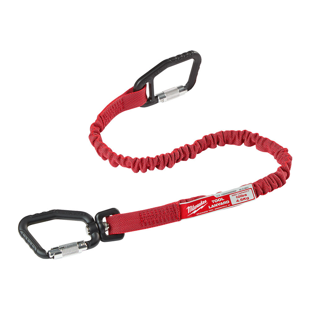 4.5 kg Çift Karabina Şok Emici Lanyard - MILWAUKEE