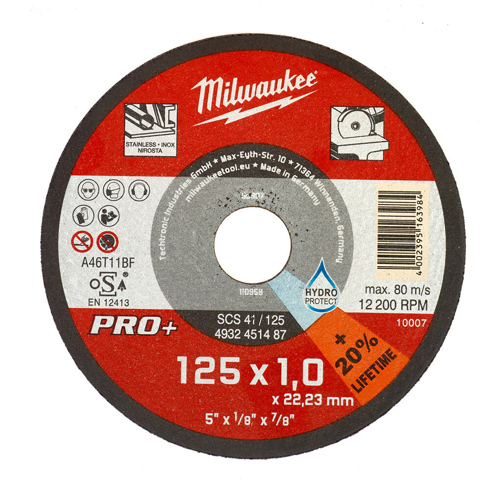 Inox Metal Kesme Taşı 125x22x1 mm - 2