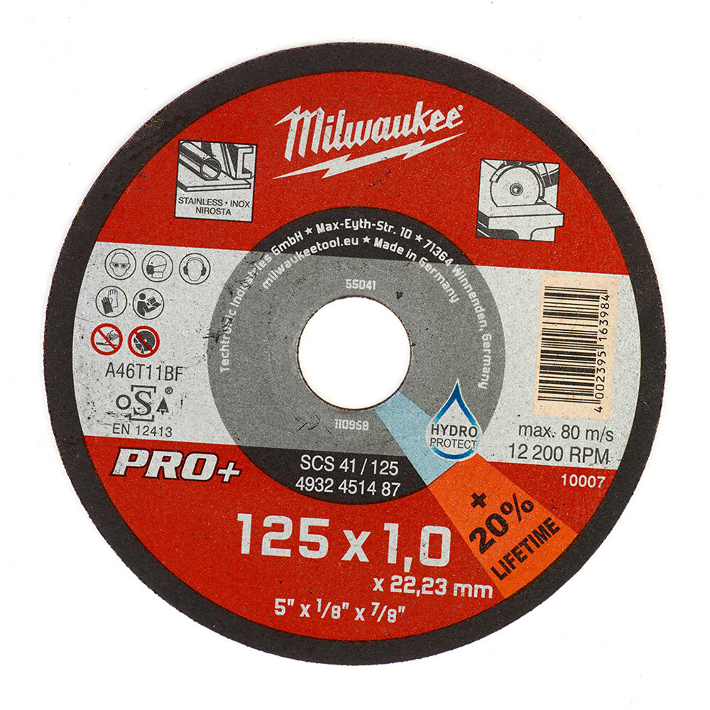 Inox Metal Kesme Taşı 125x22x1 mm - 200'lü - 2