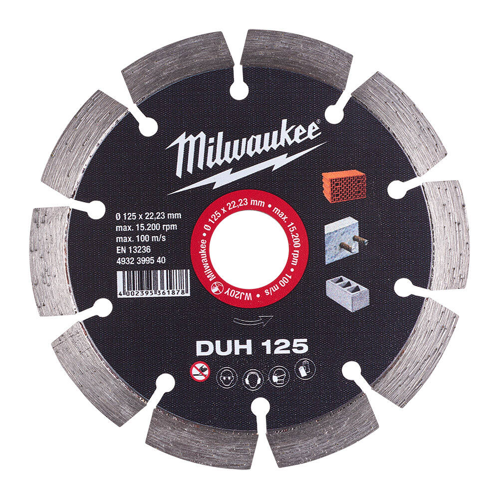 DUH 125x22 mm Sert Malzemeler için Beton Testeresi - 1