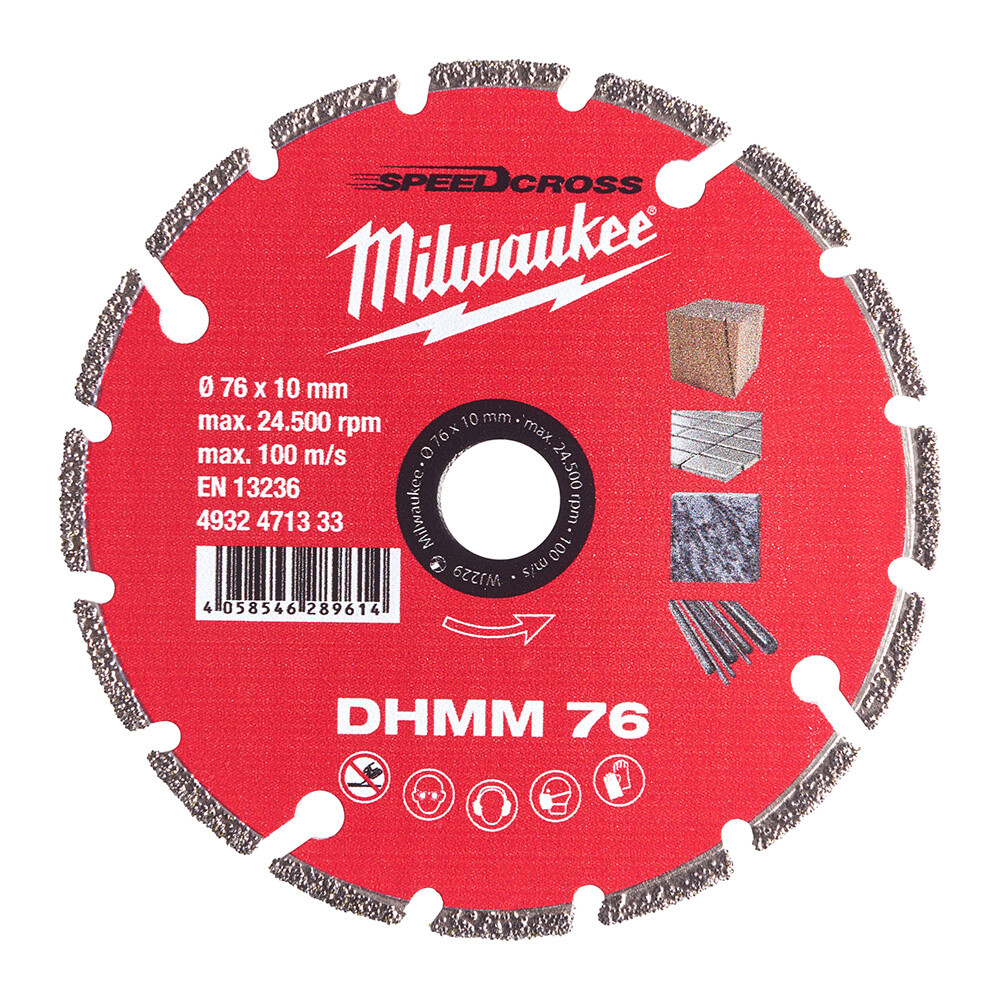 76x10 mm Elmas Multi Testere - M12 FCOT ile Uyumlu - 2