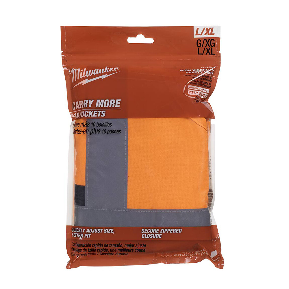Yüksek Görünürlüklü Turuncu Yelek M Beden - MILWAUKEE
