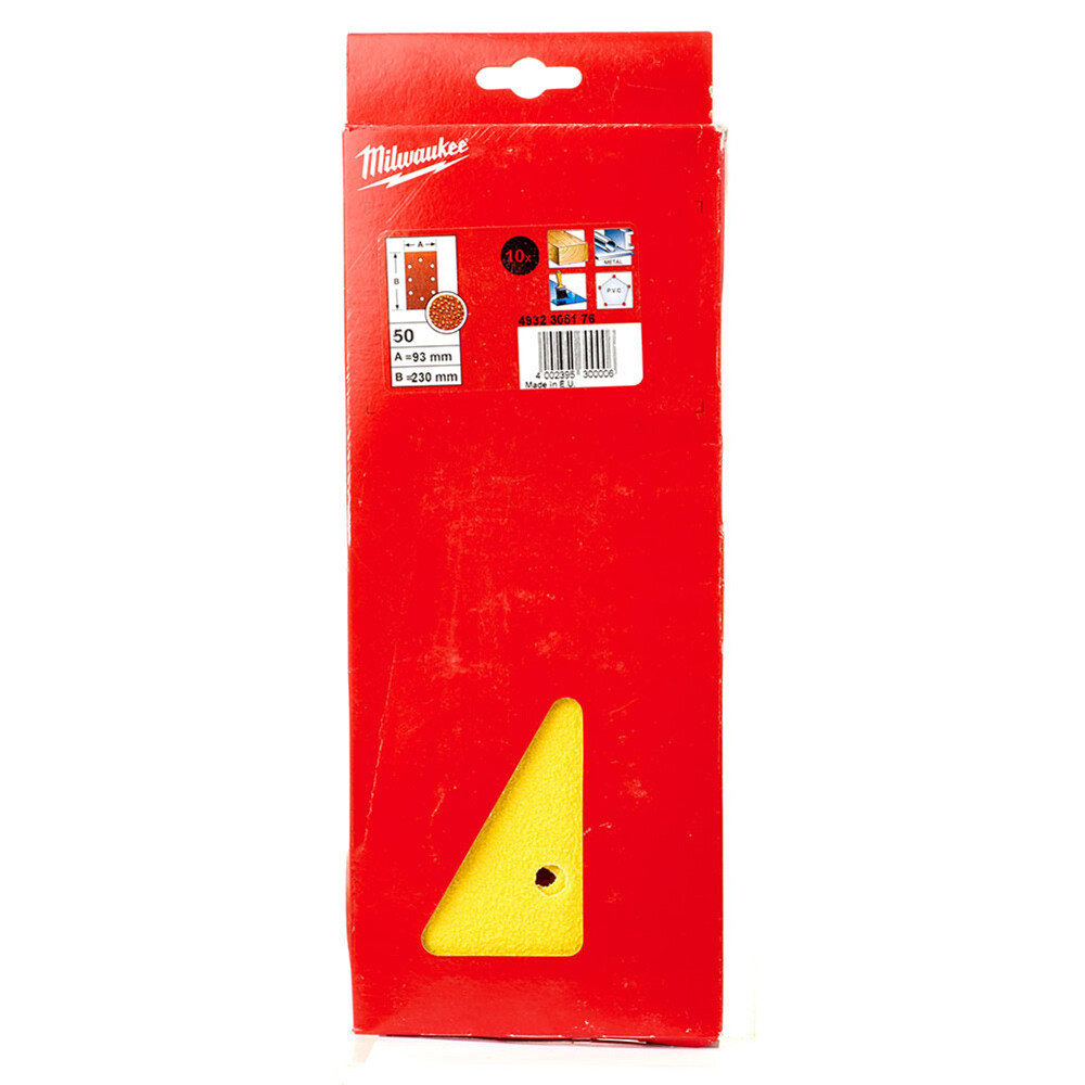 50 Kum 93x230 mm Titreşim Zımpara Tabanı - 10'lu - 2