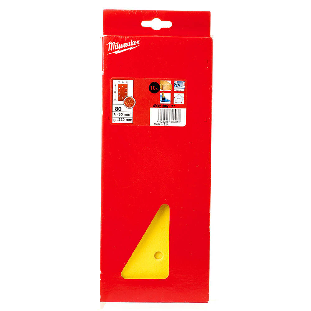 80 Kum 93x230 mm Titreşim Zımpara Tabanı - 10'lu - 2